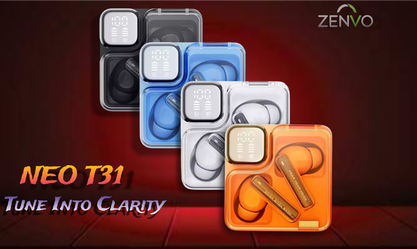 QCY MeloBuds Neo T31 Transparent TWS