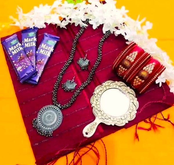 Favorite gift set combo offer saree for women [mah]
