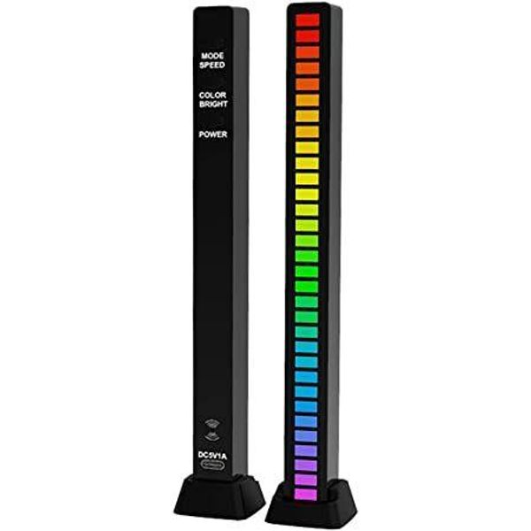 RGB Rechargeable Rhythm Light With Voice-Activated Pickup (D8-32) – Without App