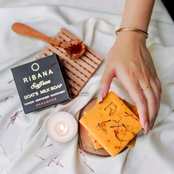 RiBANA Saffron Goat's Milk Soap 110g