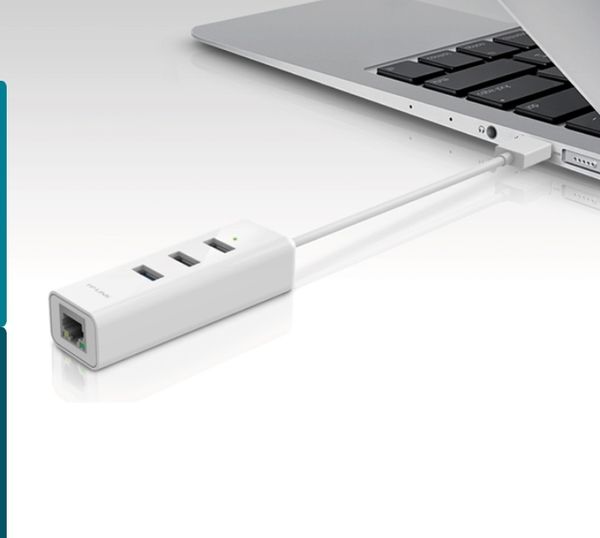 TP-Link UE330 – 3-Port USB 3.0 Hub with Gigabit Ethernet Adapter