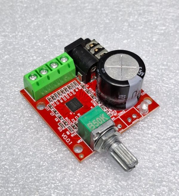 PAM 8610 amplifier circuit, 6V - 15V