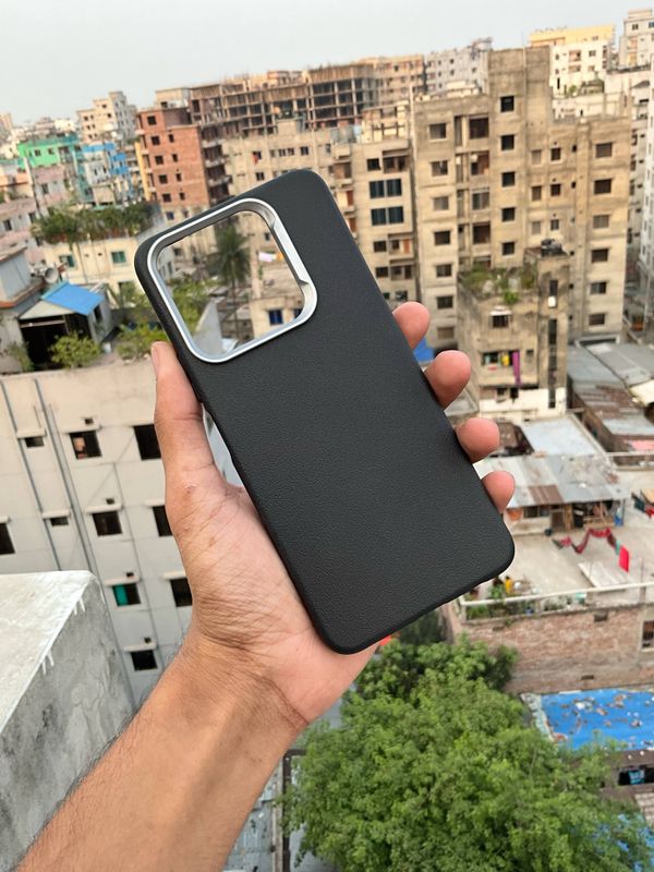 IQOO Z9x leather pattern silicon case