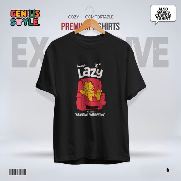 I'm Not Lazy Premium Drop Shoulder T-shirt - 6