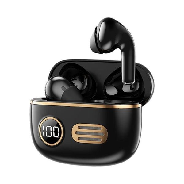 Remax TWS-39 Retro True Wireless Stereo Earphones – Black Color