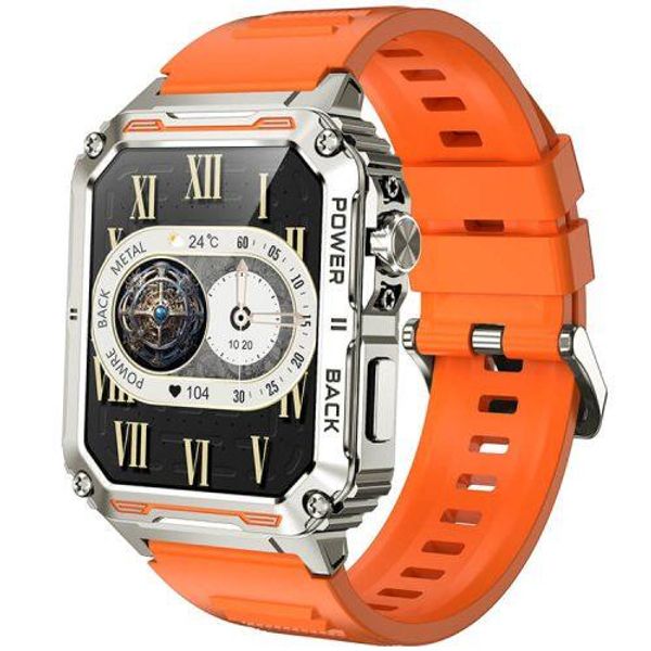 VALDUS VD38 Smartwatch Outdoor Recreation Watch Dynamic LED Luminous Effect Support Waterproof-Orange Color
