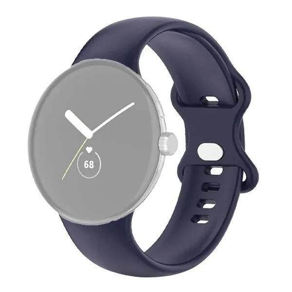 Google Pixel Smartwatch Soft Silicone Straps- Blue