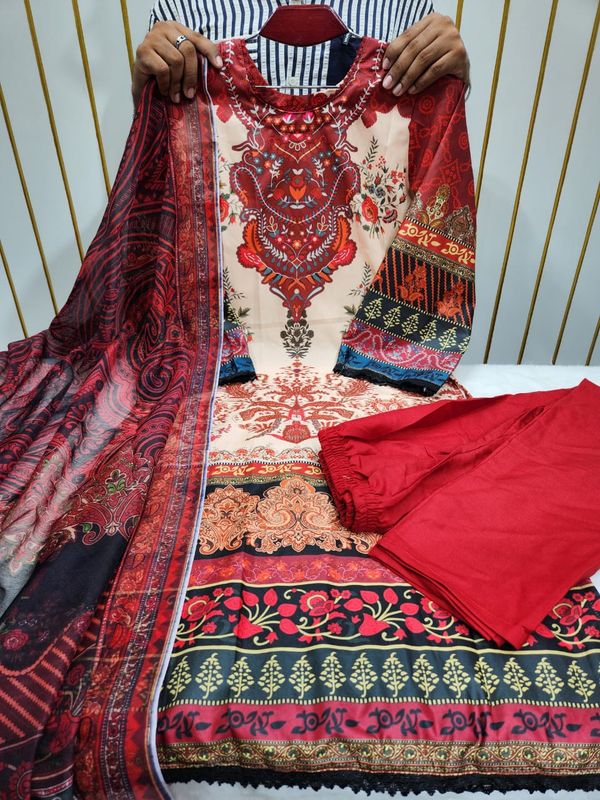 পাকিস্তানি কপি থ্রি-পিস সেলাই করা