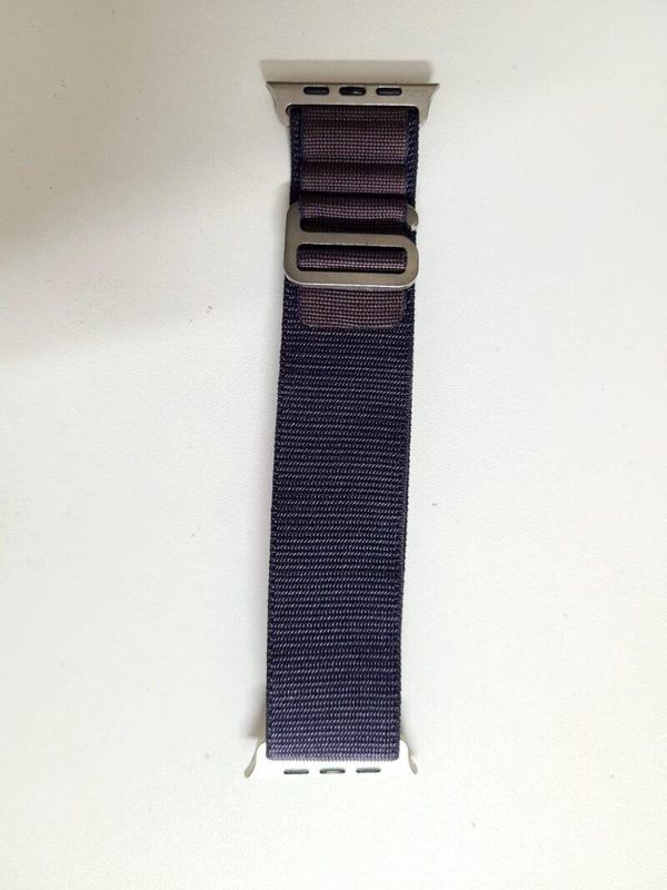Slide Lock Loop Fabric Strap For Smart Watch- 42/44/45/49mm – Purple Color