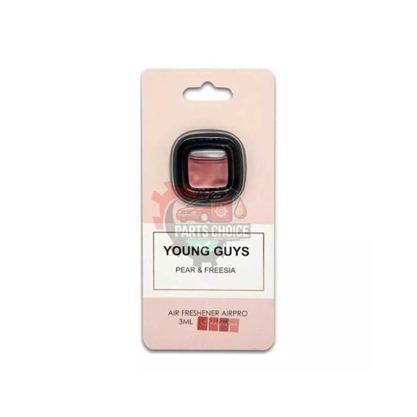 YOUNG GUYS PEAR & FREESIA MINI VENT CLIP CAR AIR FRESHENER 3ML