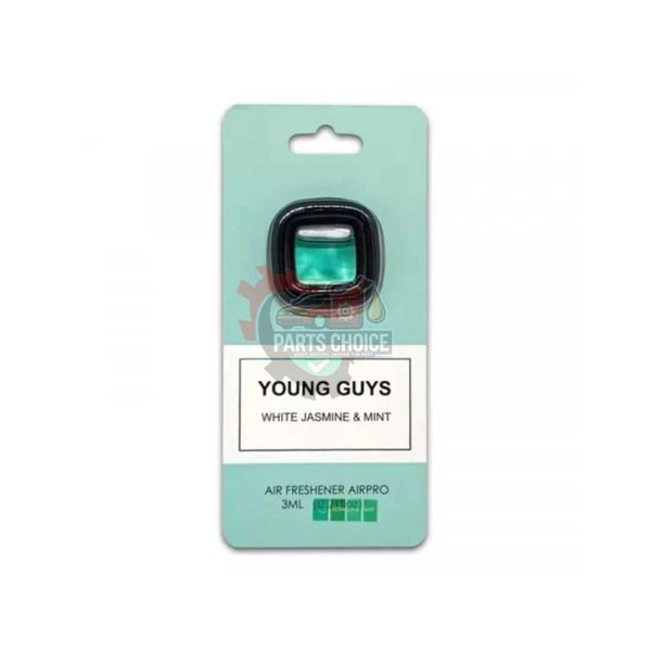 YOUNG GUYS JASMIN & MINT MINI VENT CLIP CAR AIR FRESHENER 3ML
