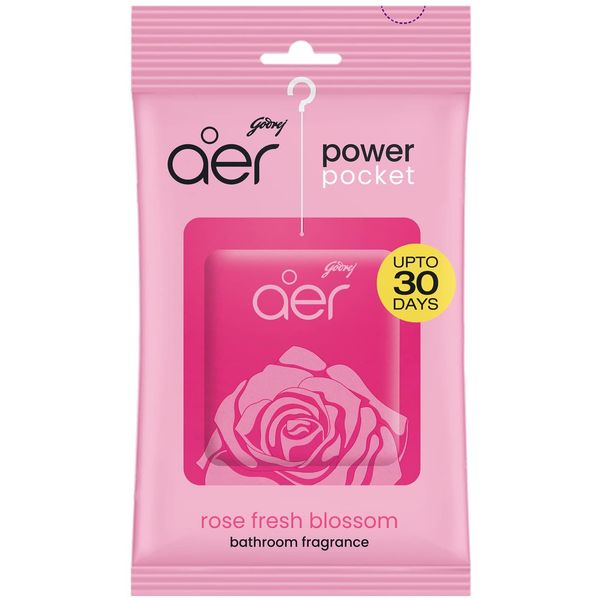 Godrej Aer Power Pocket Bathroom freshener Rose