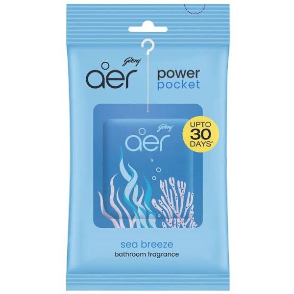 Godrej Aer Power Pocket Bathroom freshener Sea Breeze