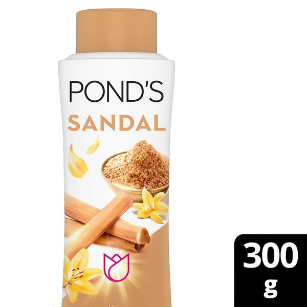 POND'S Sandal Radiance Talcum Powder with Natural Sunscreen – 300g- 69105