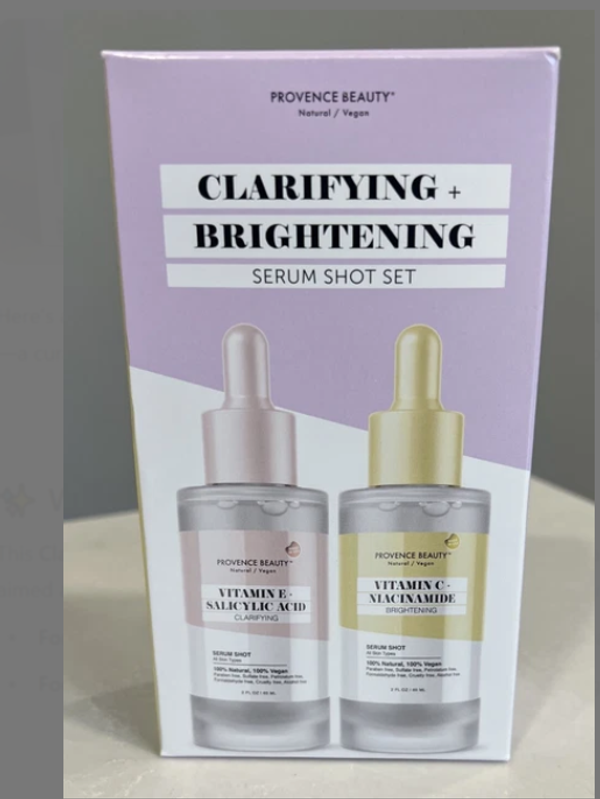 Provence Beauty Clarifying + Brightening Serum Shot Set (COS821)