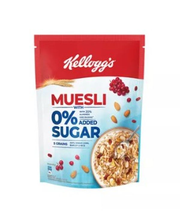 Kellogg's Muesli 0% Added Sugar Cereal 500 gm