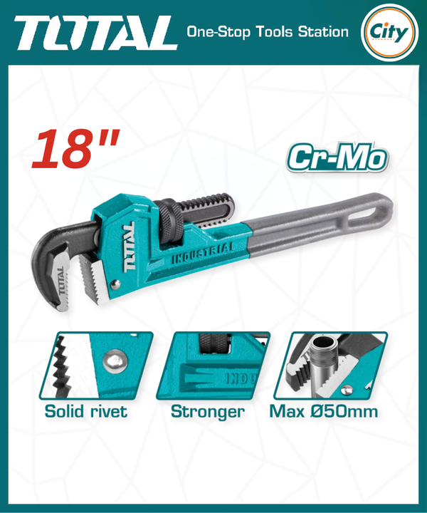 Total Tools ১৮ ইঞ্চি পাইপ রেঞ্চ THT171186