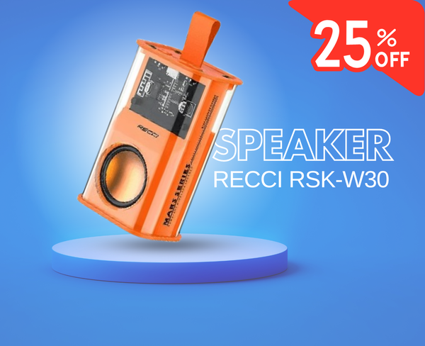 RECCI RSK-W30 Transparent Wireless Speaker with RGB Light