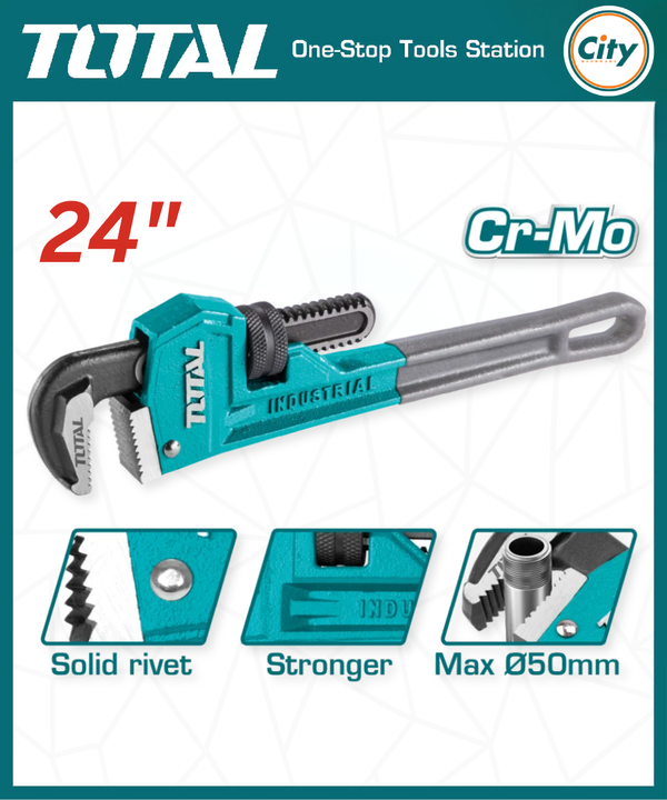 Total Tools 24 ইঞ্চি পাইপ রেঞ্চ THT171246