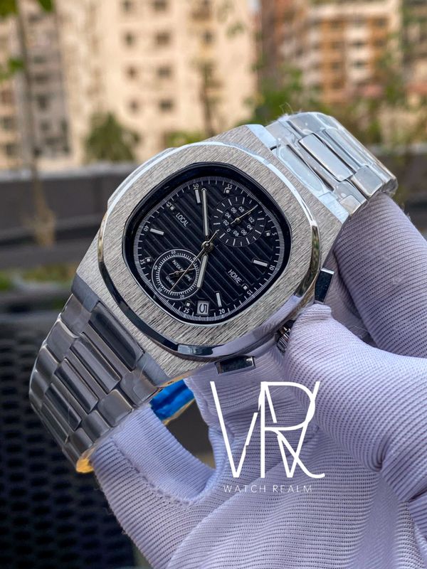 PATEK NAUTILUS CHRONO BLACK DIAL