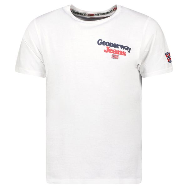 Men's T-shirt Short Sleeve, Round Neck White