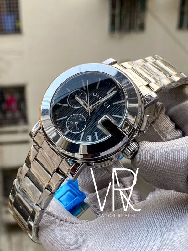 GUCCI CHRONO BLACK DIAL