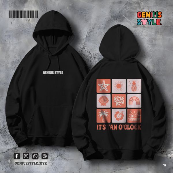 It's Tan O'clock Premium Hoodie - 17
