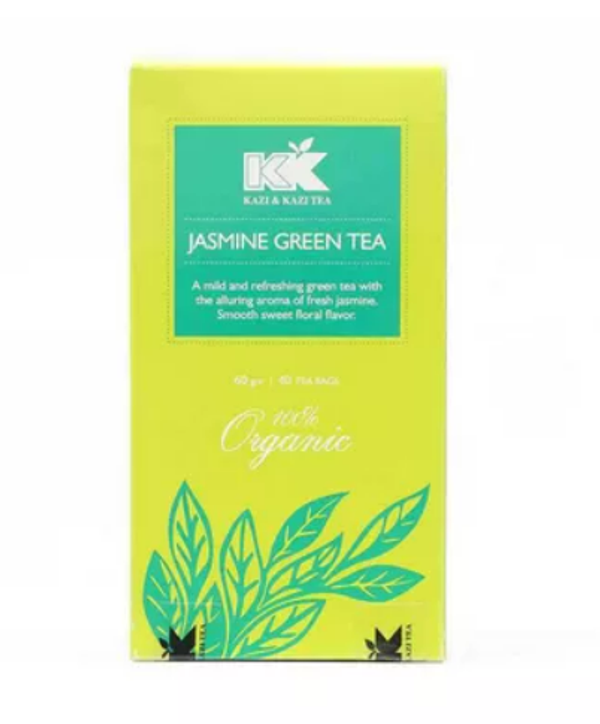Kazi & Kazi Organic Jasmine Green Tea 40 pcs 60 gm