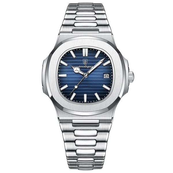Poedagar 613 Luxury Stainless Steel Strap Watch