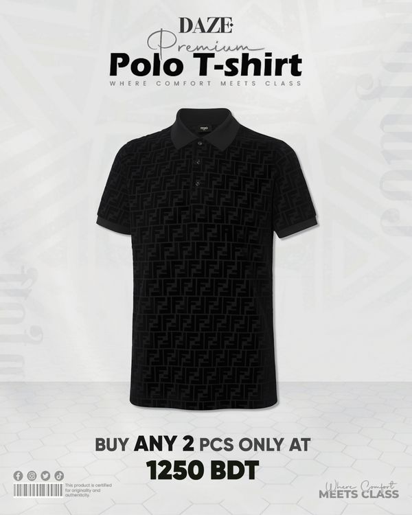 PL010 China Micro Spandex Premium Polo T-Shirt