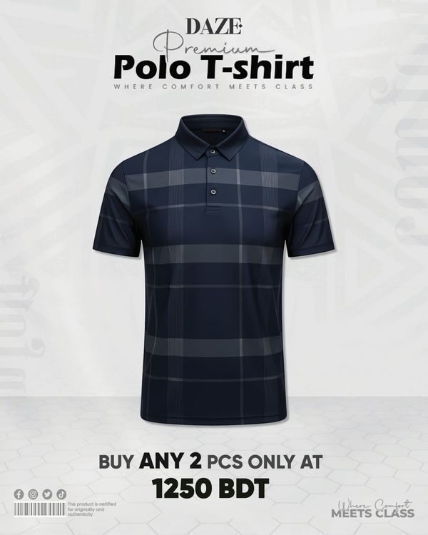 PL012 China Micro Spandex Premium Polo T-Shirt