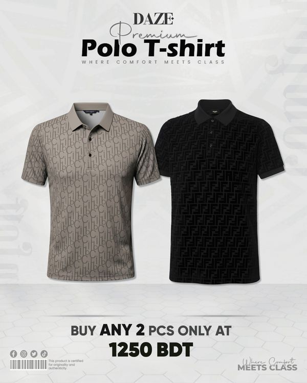 PL26 China Micro Spandex Premium Polo T-Shirt