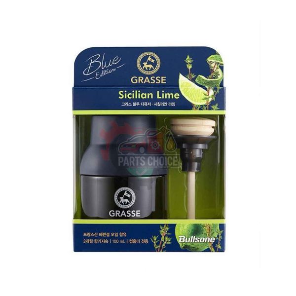 BULLSONE GRASSE CAR PERFUME SICILIAN LIME 100ML