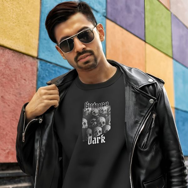 Future Dark Skulls - Oversized Drop Shoulder Sweatshirt