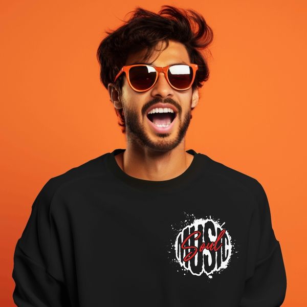 Music Soul - Oversized Drop Shoulder Sweatshirt