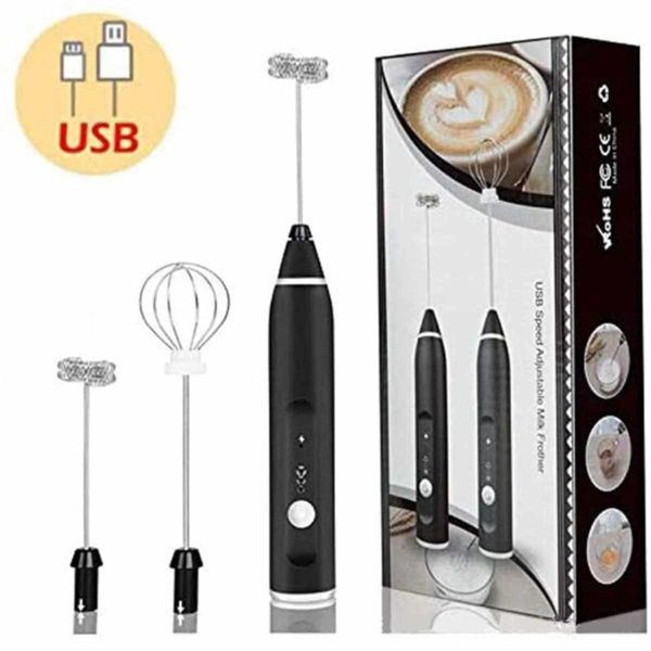 2 in 1 Electric Coffee Mixer Rechargeable