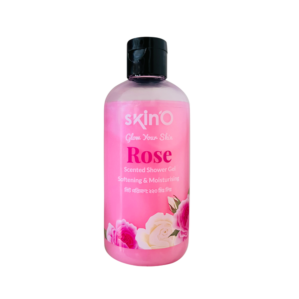 skin'O Glow Your Skin Rose Scented Shower Gel – 220ml- 80204