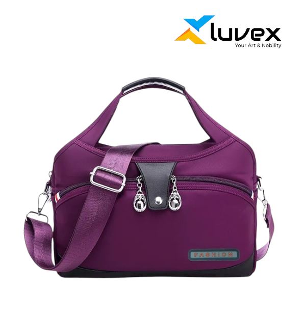Large Capacity Waterproof Anti-theft Fashion (purple colour)
