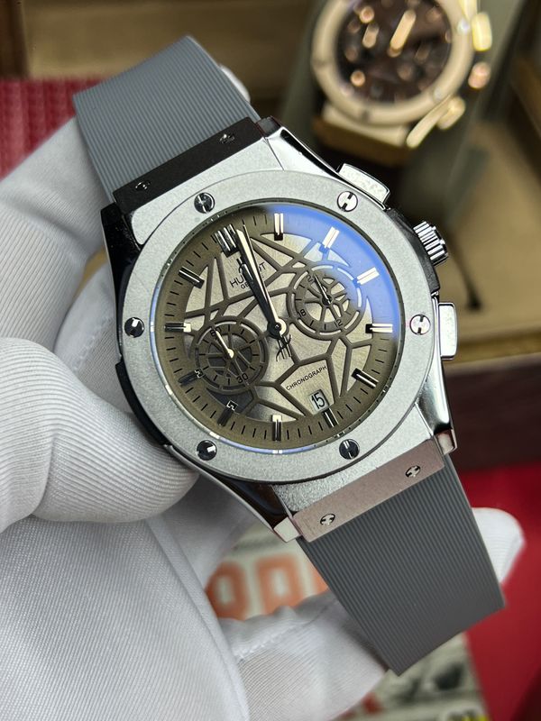 Hublot Spider Belt Full Grey Silver Case