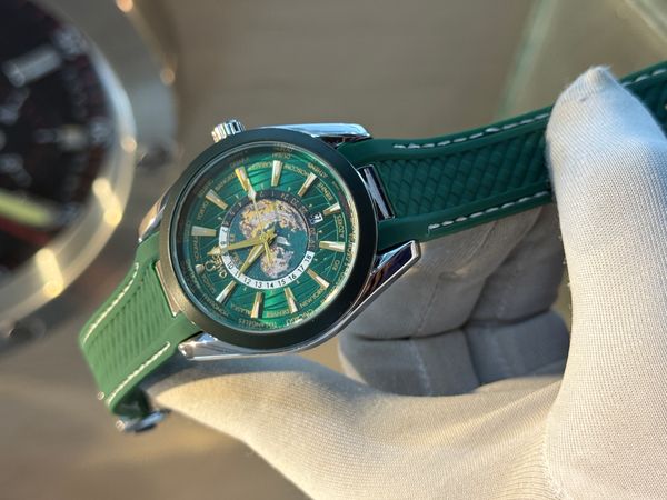 OMEGA WORLD TIMER GREEN