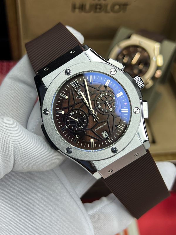 Hublot Spider Belt Full Brown Silver Case