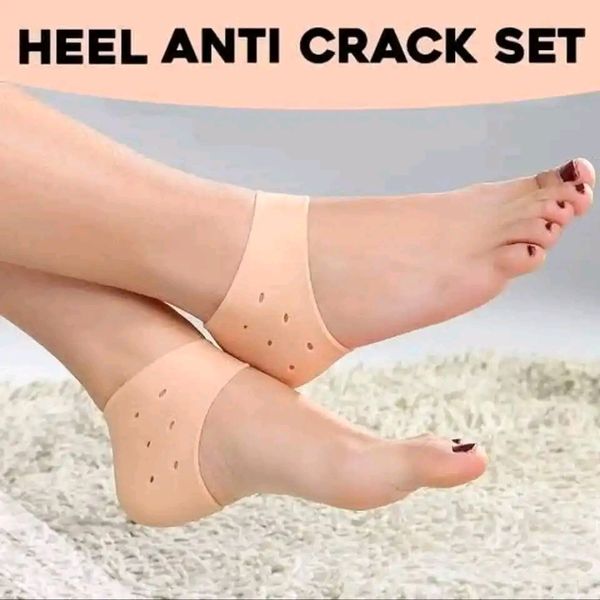 Silicon Heel Anti-Crack Pads (১ জোড়া)