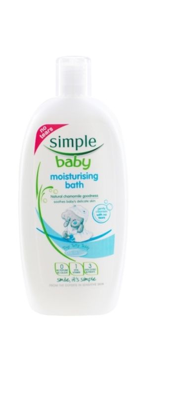 Simple Baby Moisturising Bath (300ml)