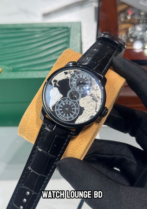 Jacob & Co the World is yours edition silver