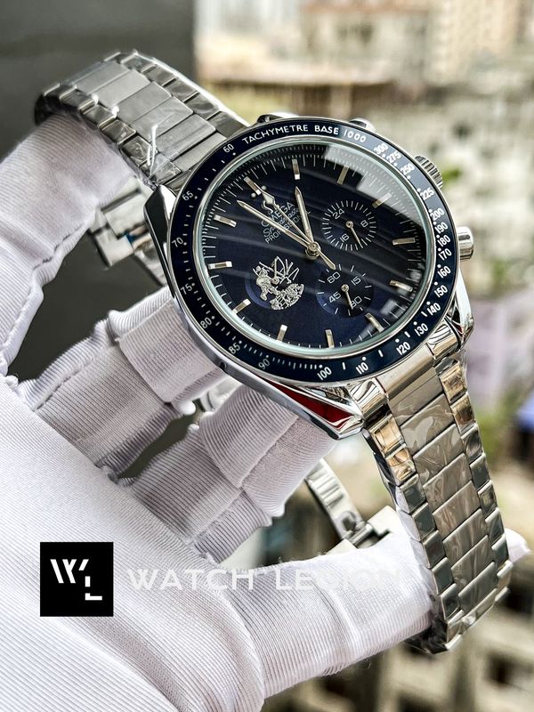 OMEGA SPEEDMASTER CHAIN BLUE DIAL