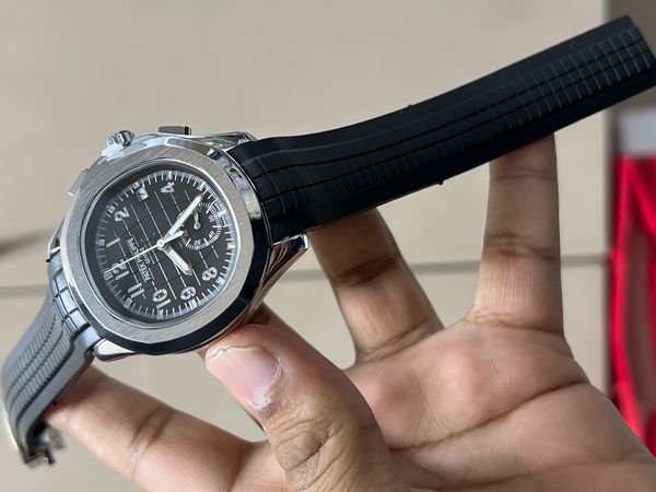 PATEK AQUANAUT SILVER/BLACK