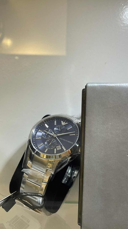 EMPORIO ARMANI Renato Chronograph Blue Dial Men's Watch AR11164