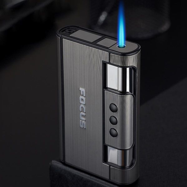 Box Lighter Holder Case[ focus] Portable Smoking Gadgets-Cigarette Lighter & Parts-gold palace