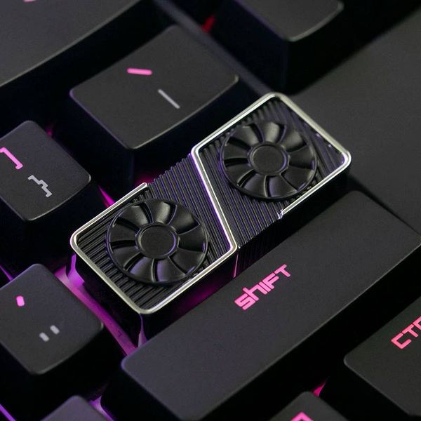 RTX 3060Ti - Zinc-plated Aluminum Artisan ENTER Keycaps