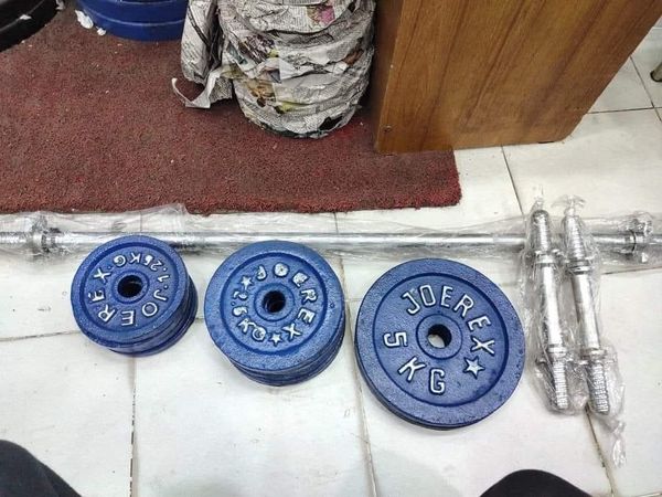Weight+barbell combo package